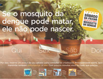 Terceira foto da campanha contra dengue